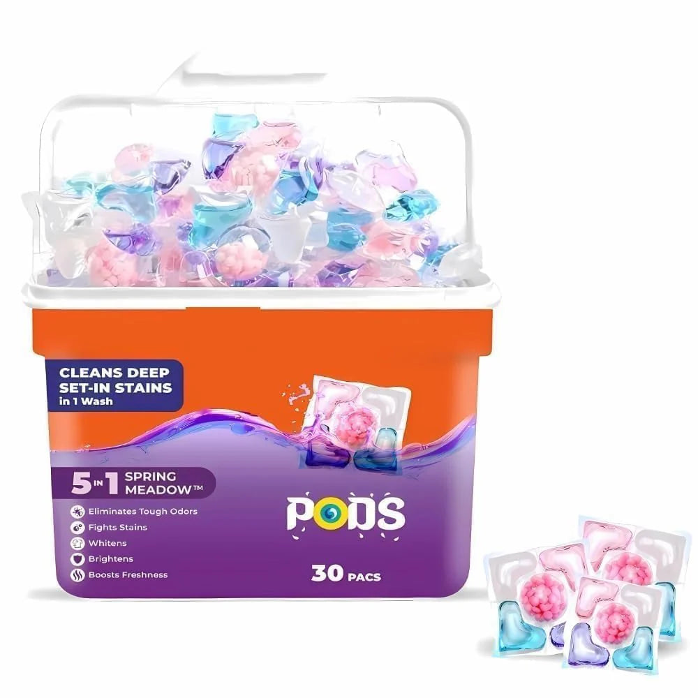 5 in 1 Laundry Power Detergent Pods