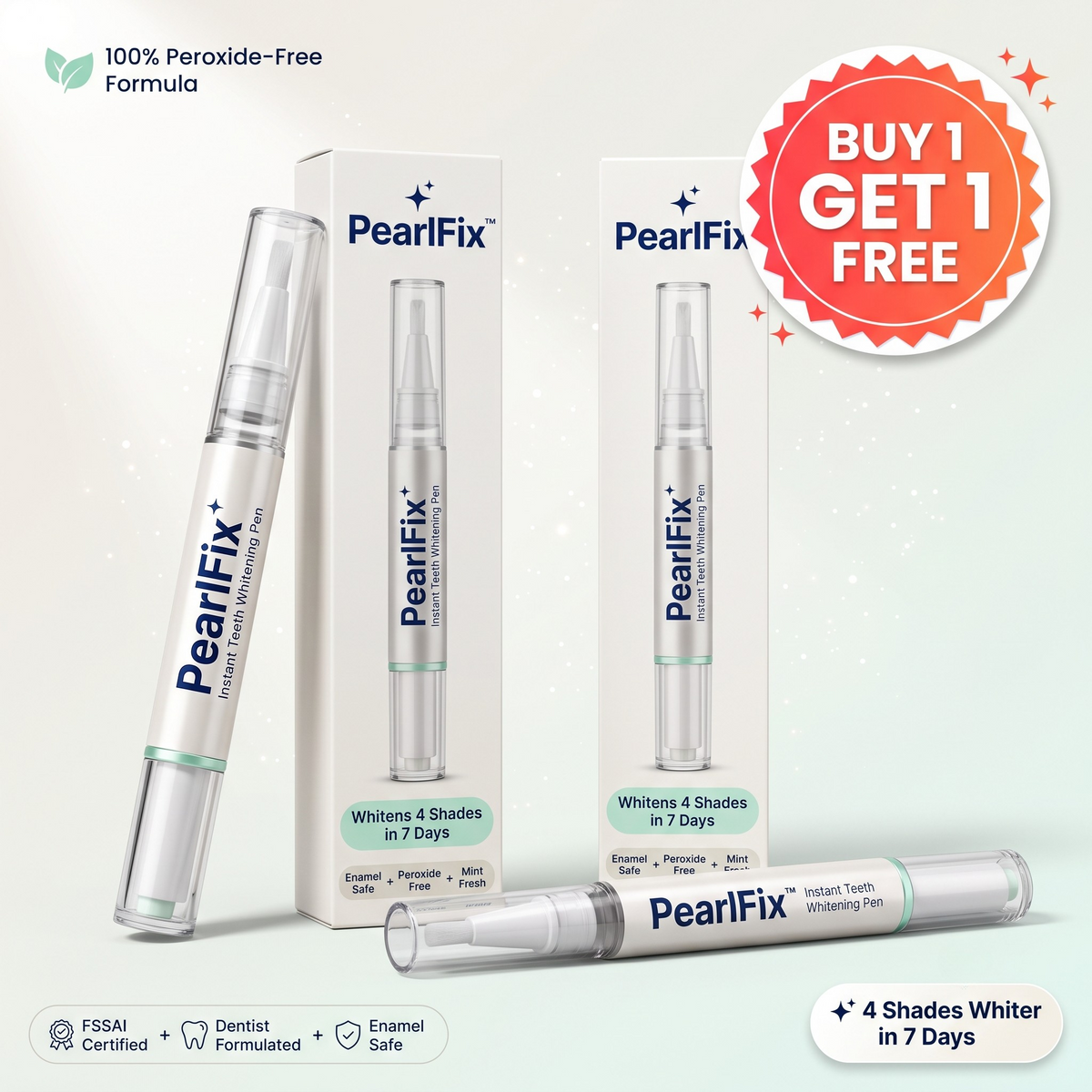 PearlFix™ Teeth Whitening Gel Instant Yellow Stain Remover
