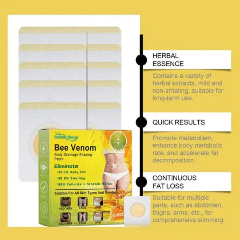 Bee Venom Drainage & Slimming Belly Patches (BUY 1 GET 1 FREE)