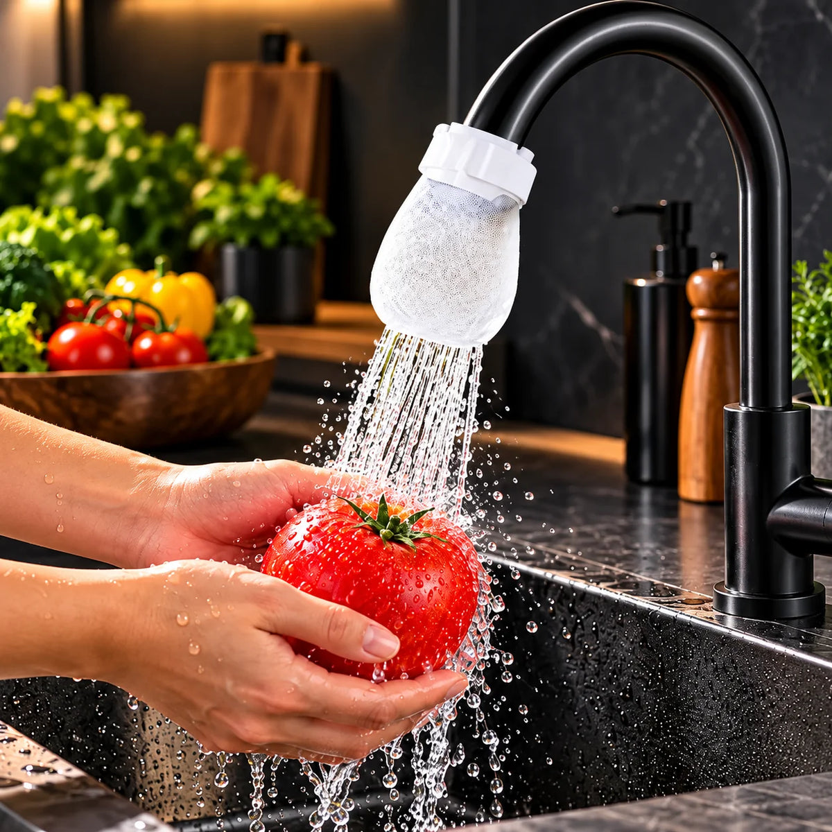 Universal Reusable Faucet Mesh Filter Bag