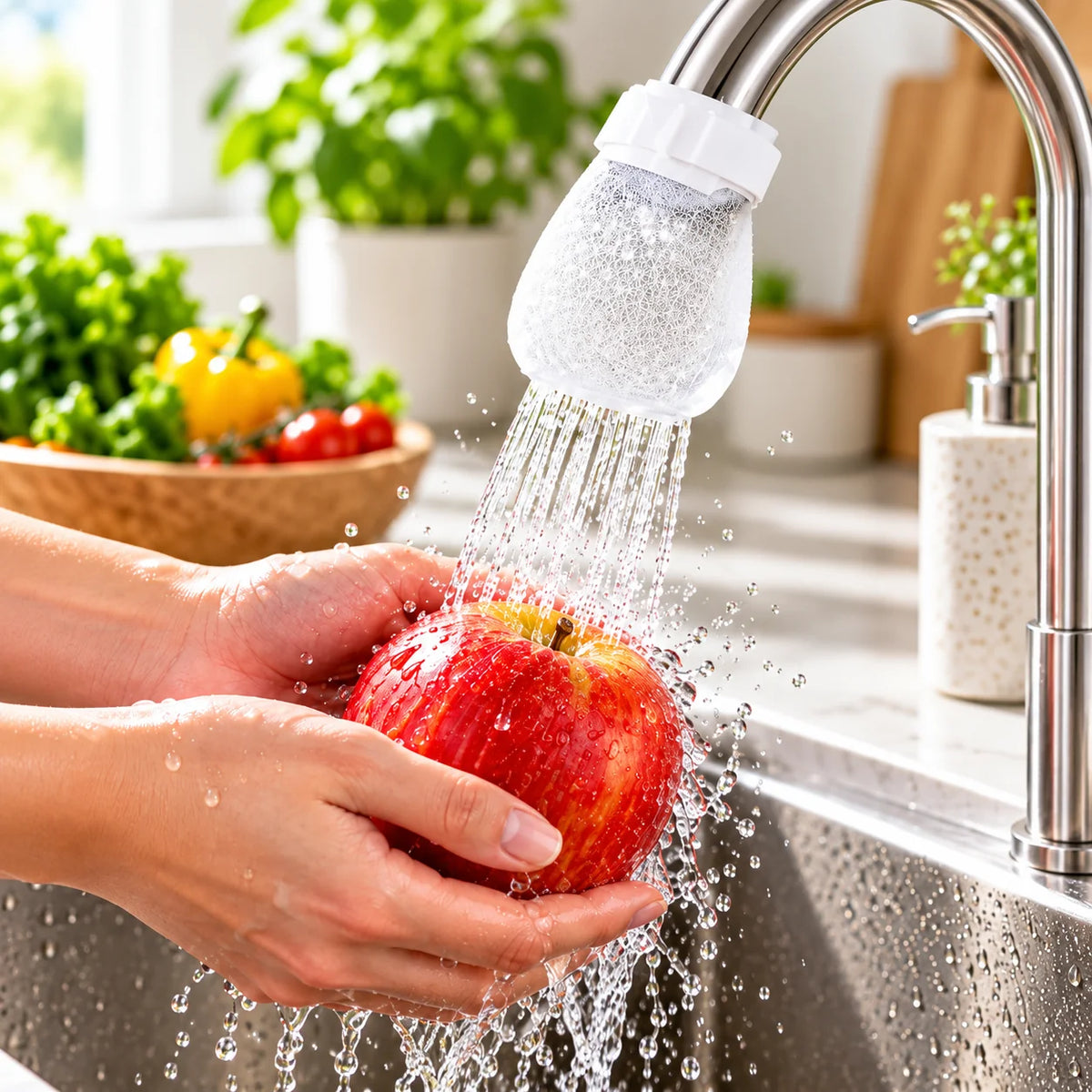 Universal Reusable Faucet Mesh Filter Bag