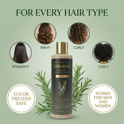 Kerarose Rosemary Shampoo For Hair Growth (MALE & FEMALE)