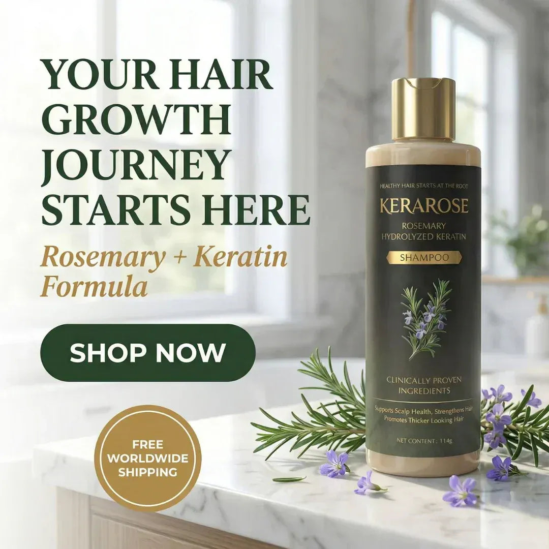 Kerarose Rosemary Shampoo For Hair Growth (MALE & FEMALE)